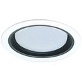 Elco Lighting 6 Baffle with Regressed Drop Opal Lens Trim" ELM46W